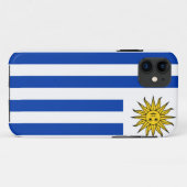 Coques Case-Mate iPhone Drapeau de l'Uruguay (Dos (Horizontal))