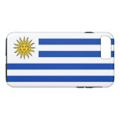Coques Case-Mate iPhone Drapeau de l'Uruguay (Dos (Horizontal))