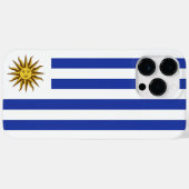 Coques Case-Mate iPhone drapeau de l'Uruguay (Verso (horizontal))