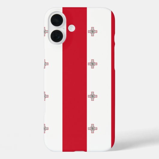 Coques Case-Mate iPhone Drapeau de Malte Personnalisable (Verso)