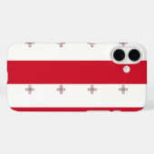 Coques Case-Mate iPhone Drapeau de Malte Personnalisable (Verso (horizontal))