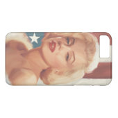 Coques Case-Mate iPhone Drapeau de Marilyn (Dos (Horizontal))