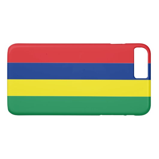 Coques Case-Mate iPhone Drapeau de Maurice (Dos (Horizontal))