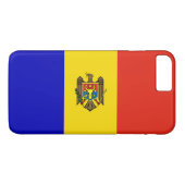 Coques Case-Mate iPhone Drapeau de Moldavie (Dos (Horizontal))