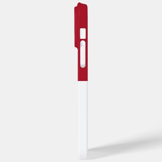 Coques Case-Mate iPhone Drapeau de Monaco (Verso / Gauche)