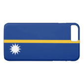 Coques Case-Mate iPhone Drapeau de Nauru (Dos (Horizontal))