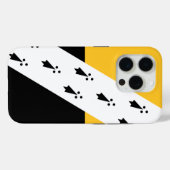 Coques Case-Mate iPhone Drapeau de Norfolk (Verso (horizontal))