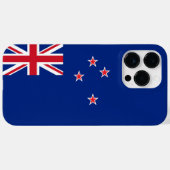 Coques Case-Mate iPhone Drapeau de Nouvelle-Zélande (Verso (horizontal))
