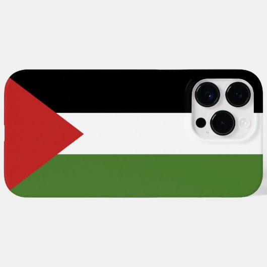 Coques Case-Mate iPhone Drapeau de Palestine (Verso (horizontal))