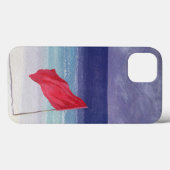 Coques Case-Mate iPhone Drapeau de plage - tempête avertissant 1985 (Verso (horizontal))