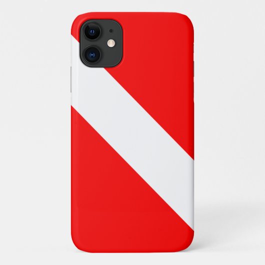 Coques Case-Mate iPhone Drapeau de plongée Plongeur en apnée Plongeur en b (Dos)