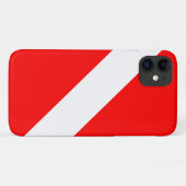 Coques Case-Mate iPhone Drapeau de plongée Plongeur en apnée Plongeur en b (Dos (Horizontal))