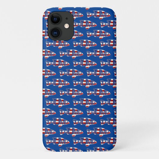 Coques Case-Mate iPhone Drapeau de poisson TRUMP (Dos)