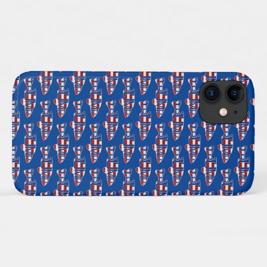 Coques Case-Mate iPhone Drapeau de poisson TRUMP (Dos (Horizontal))