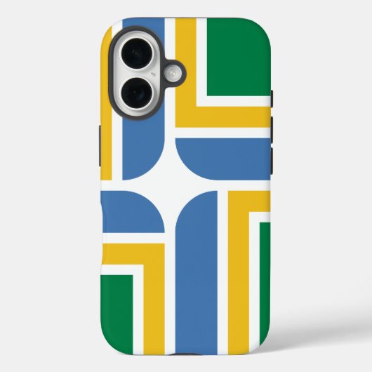 Coques Case-Mate iPhone Drapeau de Portland, Oregon (Verso)