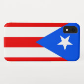 Coques Case-Mate iPhone Drapeau de Porto Rico (Dos (Horizontal))