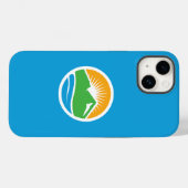 Coques Case-Mate iPhone Drapeau de Provo, Utah (Verso (horizontal))