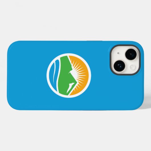 Coques Case-Mate iPhone Drapeau de Provo, Utah (Verso (horizontal))