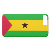 Coques Case-Mate iPhone Drapeau de Sao Tomé-et-Principe (Dos (Horizontal))