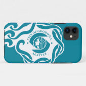 Coques Case-Mate iPhone Drapeau de Seattle (Dos (Horizontal))