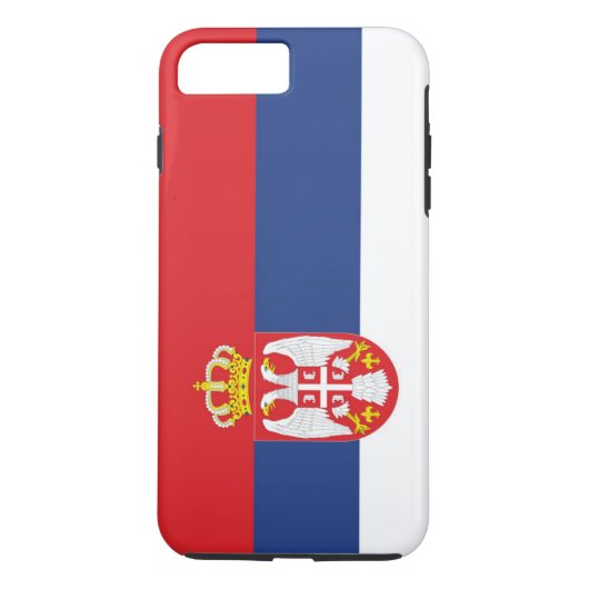 Coques Case-Mate iPhone Drapeau de Serbie (Dos)