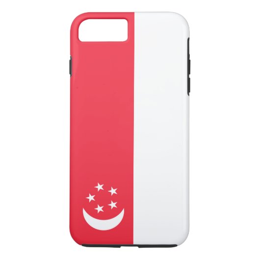 Coques Case-Mate iPhone Drapeau de Singapour (Dos)
