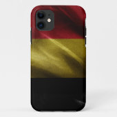 Coques Case-Mate iPhone Drapeau de soie de Belgique (Dos)