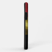 Coques Case-Mate iPhone Drapeau de soie de Belgique (Dos/Droite)