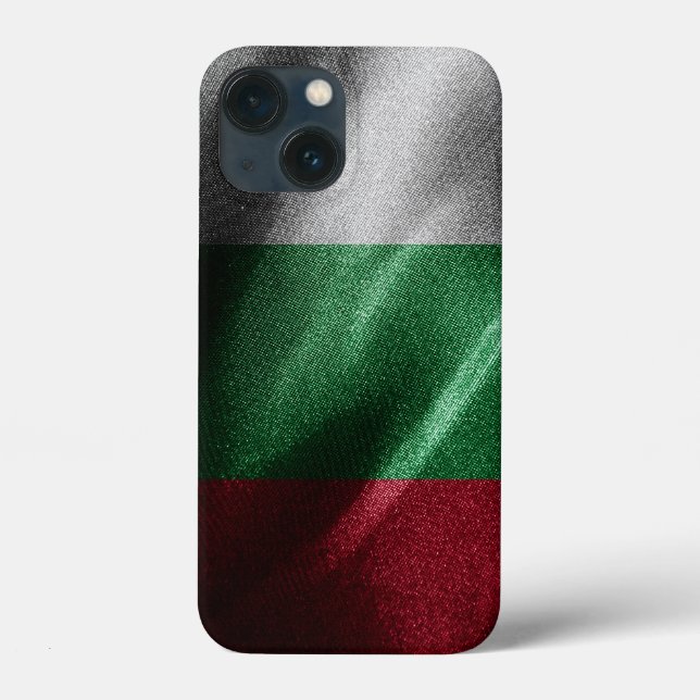 Coques Case-Mate iPhone Drapeau de soie de Bulgarie (Verso)