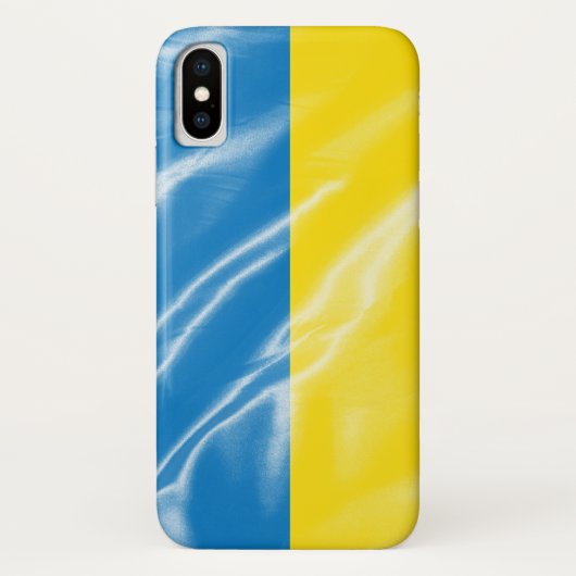 Coques Case-Mate iPhone Drapeau de soie ukrainien (Dos)