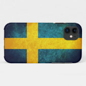 Coques Case-Mate iPhone Drapeau de Suède (Dos (Horizontal))