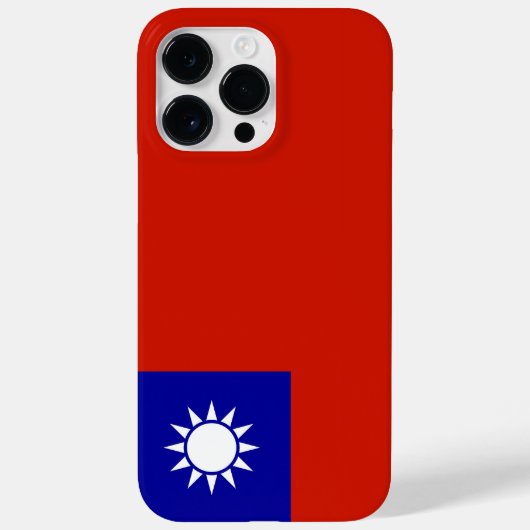 Coques Case-Mate iPhone Drapeau de Taïwan (Verso)