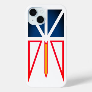 Coque Pour iPhone 15 Drapeau de Terre-Neuve-et-Labrador