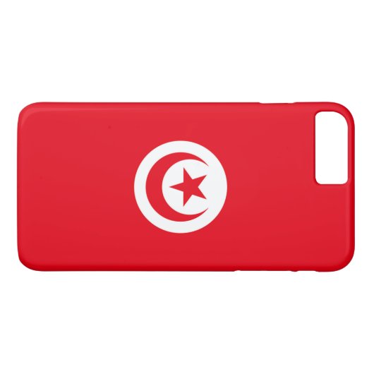 Coques Case-Mate iPhone Drapeau de Tunisie (Dos (Horizontal))