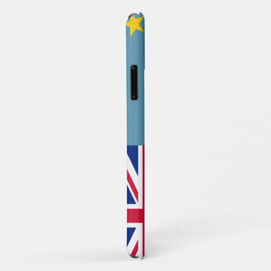 Coques Case-Mate iPhone Drapeau de Tuvalu (Dos/Droite)