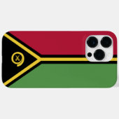 Coques Case-Mate iPhone drapeau de Vanuatu (Verso (horizontal))