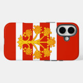 Coques Case-Mate iPhone Drapeau de Westmorland (Verso (horizontal))