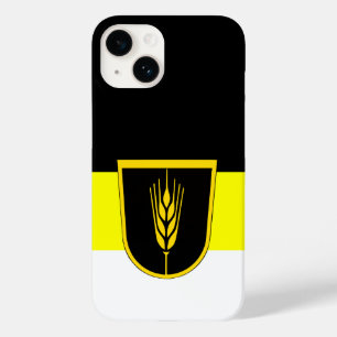Coque Pour iPhone 14 Drapeau de Wolgadeutsche (version noir/jaune/blanc