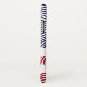 Coques Case-Mate iPhone Drapeau d'empreintes digitales américain | Zazzle_ (Dos/Droite)