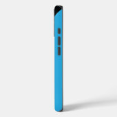 Coques Case-Mate iPhone Drapeau des Bahamas en bleu, noir et jaune (Verso / Gauche)