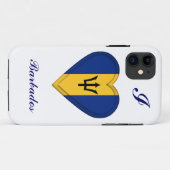 Coques Case-Mate iPhone Drapeau des Barbade (Dos (Horizontal))