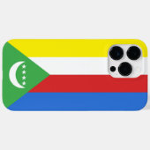 Coques Case-Mate iPhone Drapeau des Comores (Verso (horizontal))