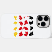 Coques Case-Mate iPhone Drapeau des États allemands (Verso (horizontal))