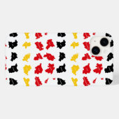 Coques Case-Mate iPhone Drapeau des États allemands (Verso (horizontal))