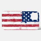 Coques Case-Mate iPhone Drapeau des États-Unis (Verso (horizontal))