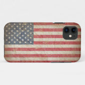 Coques Case-Mate iPhone Drapeau des Etats-Unis (Dos (Horizontal))