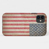 Coques Case-Mate iPhone Drapeau des Etats-Unis (Dos (Horizontal))