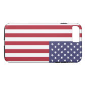 Coques Case-Mate iPhone Drapeau des États-Unis (Dos (Horizontal))