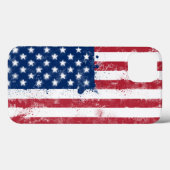 Coques Case-Mate iPhone Drapeau des États-Unis (Verso (horizontal))