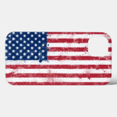 Coques Case-Mate iPhone Drapeau des États-Unis (Verso (horizontal))
